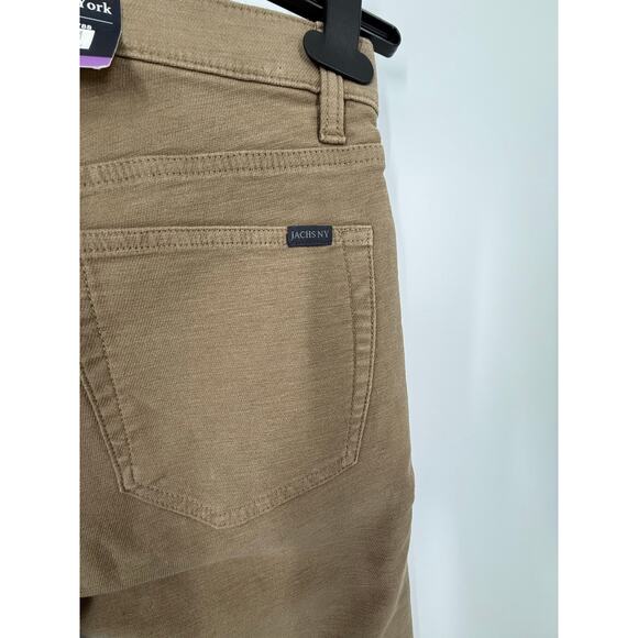 NEW - Jachs New York Men’s 5-Pocket Stretch Twill Straight Tan 30/34 - Picture 12 of 13